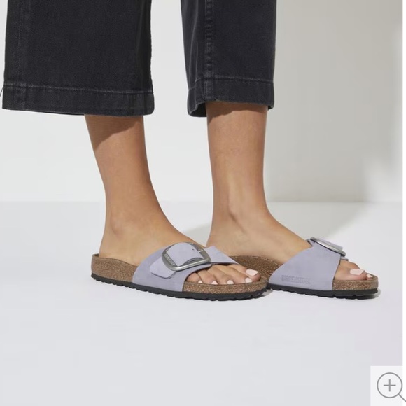 NWT Birkenstock Women's Madrid Big Buckle Sandals - Purple Fog - Picture 2 of 4